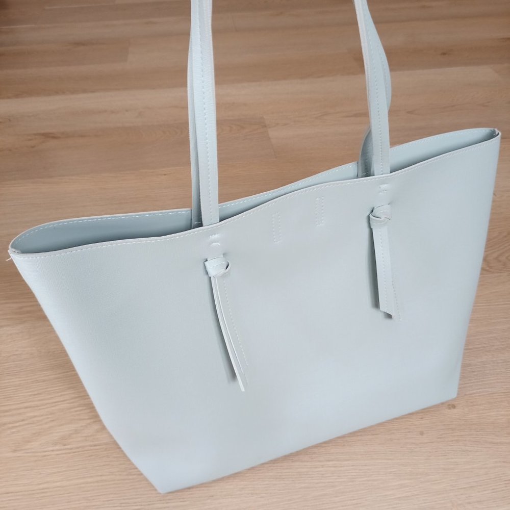 Indigo Grey Tote, Wallet for womens, Shoulder Bag Purse - Picture 1 of 14